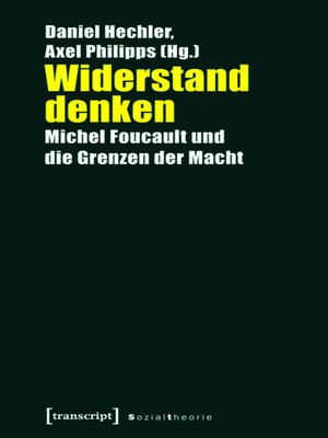 cover image of Widerstand denken